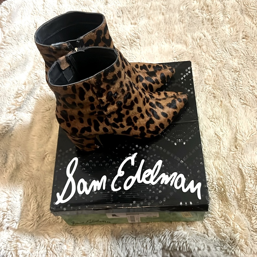 Sam Edelman - Leopard Ankle Boots